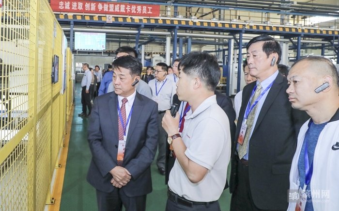 “儒商滨州行 乡音叙乡情”活动与会嘉宾考察滨州市特色产业发展情况